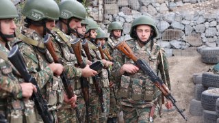 The Chairman of the Investigative Committee Artur Poghosyan with RA Minister of Defense Suren Papikyan Visited Southeastern Border Zone of the Republic